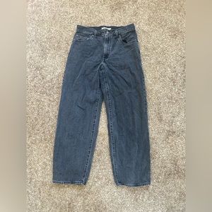 Black Levis Baggy Dad Jeans